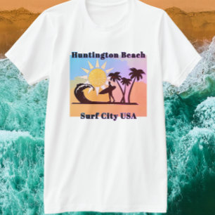 T-shirt Huntington Beach CA Surf City USA