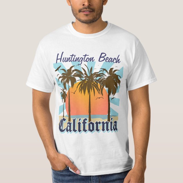 T-shirt Huntington Beach la Californie (Devant)