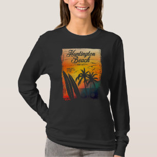 T-shirt Huntington Beach Surf City California Vintage Dist