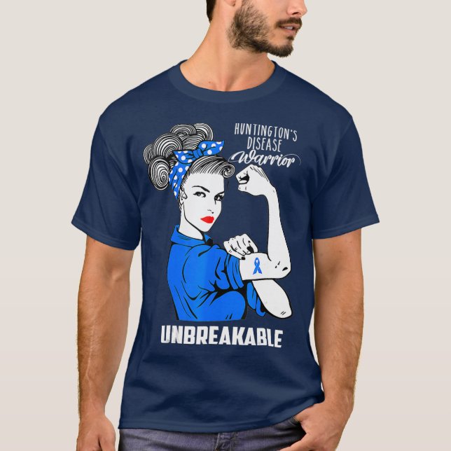 T-shirt Huntingtons Maladie Sensibilisation Indestructible (Devant)
