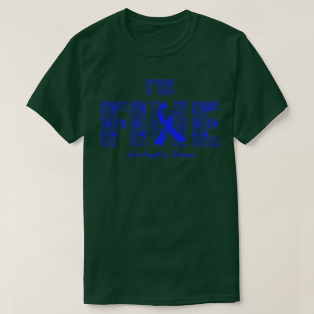 T-shirt Huntintons Maladie Sensibilisation Bons Rubans Dan (Design devant)