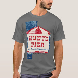 T-Shirt Hunt's Pier - Wildwood, NJ Maillot Rétro