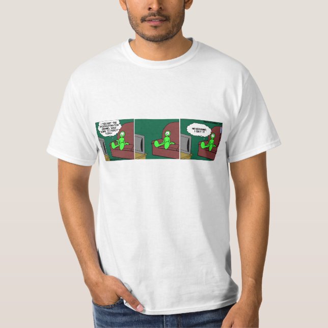 T-shirt Hurbi - la Manche de temporisation (Devant)