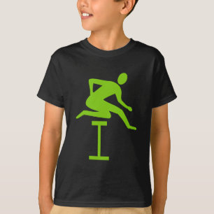 T-shirt Hurdling - Martian Green