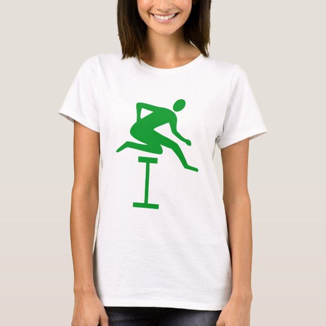 T-shirt Hurdling - Vert herbe (Devant)