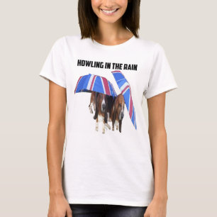 T-shirt hurlant dans la pluie