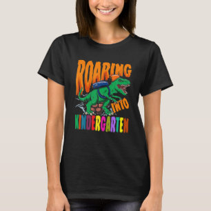 T-shirt Hurlement dans la maternelle Dinosaur Retour à l'é