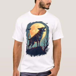 T-shirt Hurlement de Beagle Loup-Garou