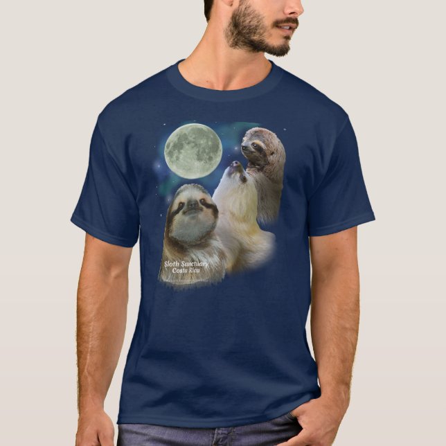 T-shirt Hurlez si vous AIMEZ DES PARESSES ! (Devant)