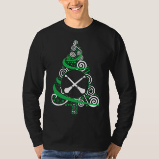T-shirt Hurling Noël Arbre de Noël Hurling Cadeaux de Noël