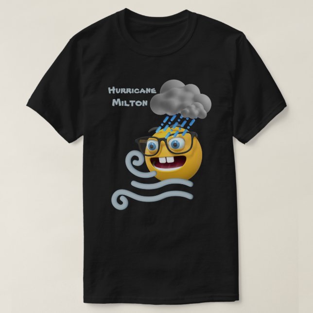 T-shirt Hurricane Milton Survivant Florida Storm (Design devant)