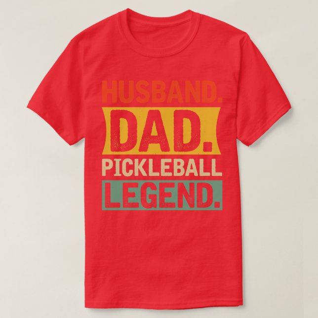 T-shirt Hus Papa Pickleball Legend (Design devant)