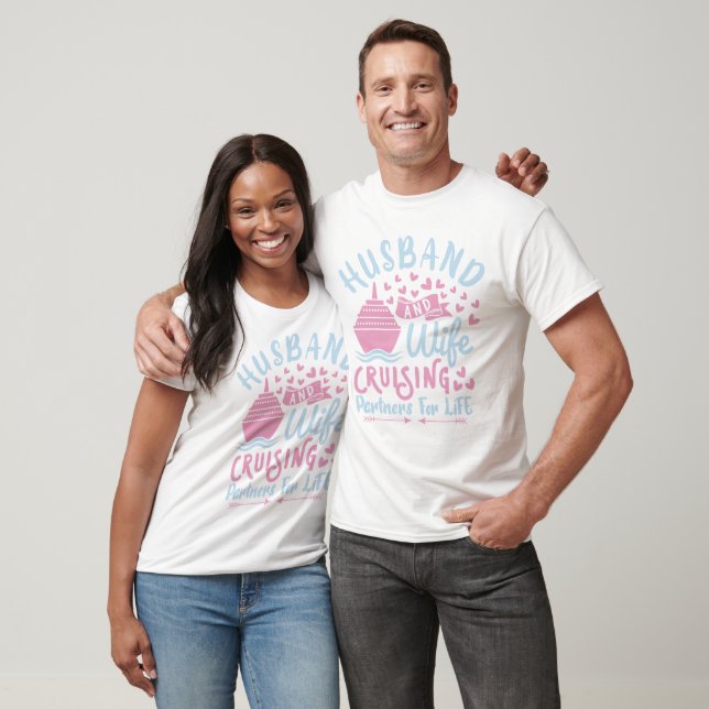 T-shirt Husband And Wife Cruising  (Unisexe)
