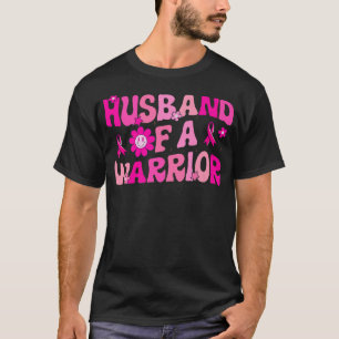 T-shirt Husband Of A Warrior Pink Ribbon Breast Cancer Sup
