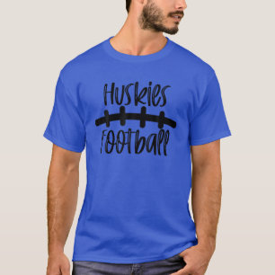 T-shirt Huskies Football School Spirit Team Mascot Jeu Ni
