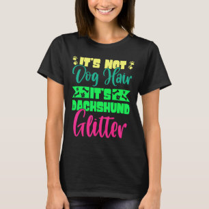 T-shirt Husky Dachshund Parties scintillant race Weiner Ch