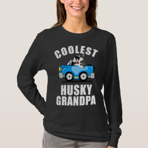 T-shirt Husky Grandpa Coolest