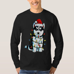 T-shirt Husky Lights Xmas Boys 2