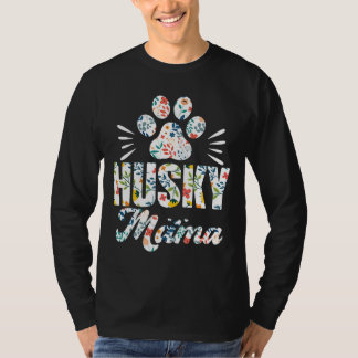 T-shirt Husky Mama Husky Mama Husky Husky Chien Pour Son S