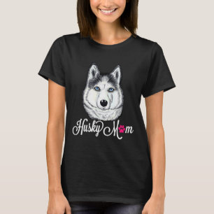 T-shirt Husky Maman Pour Femmes