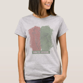 T-shirt Husky Né pour l'Aventure – Ligne Artistique Femmes