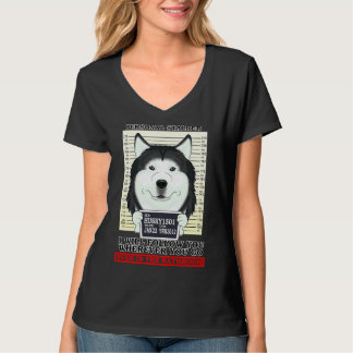 T-shirt Husky Personal Stalker Vous Suivra Où Que Vous Soy