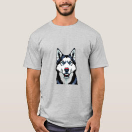 T-shirt Husky sibérien