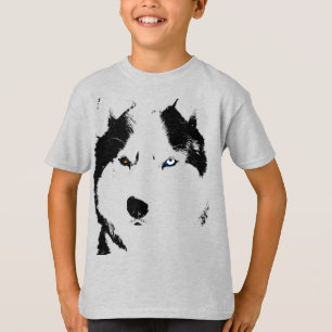 T-Shirt Husky T-Shirt Chien Bio de traîneau pour e