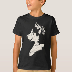 T-Shirt Husky T-Shirt Chien Bio de traîneau pour e
