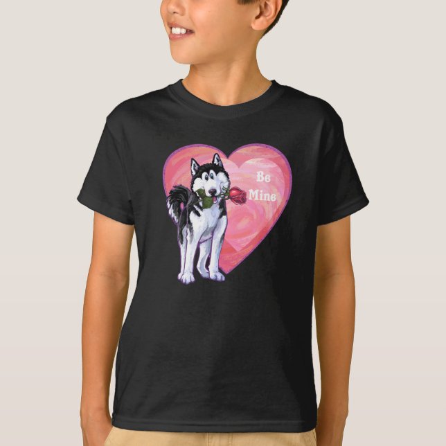 T-shirt Husky Valentine's Day (Devant)