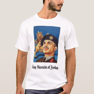 T-shirt hussein, le Roi Hussein de la Jordanie