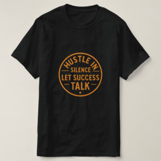 T-shirt Husten Silence Laisser Le Succès Parler - Vintage