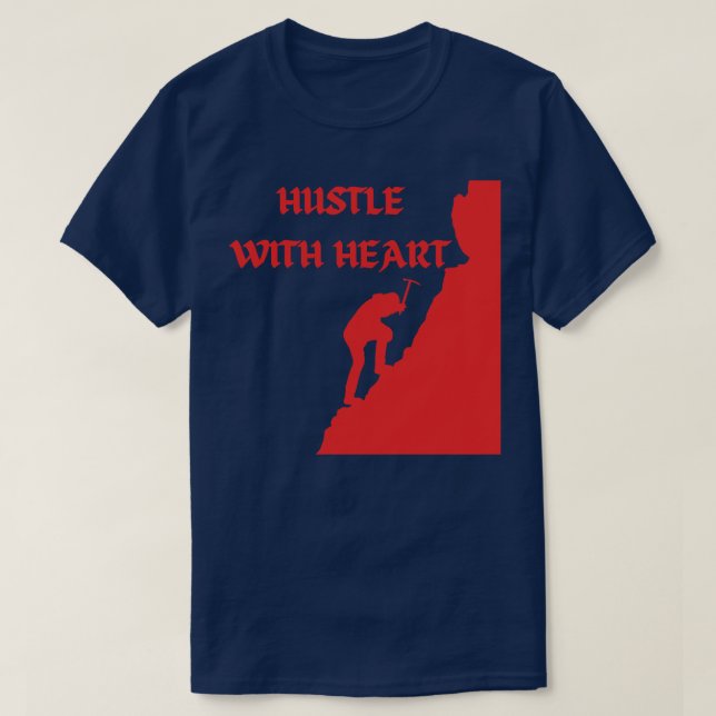 T-shirt Hustère de coeur (Design devant)