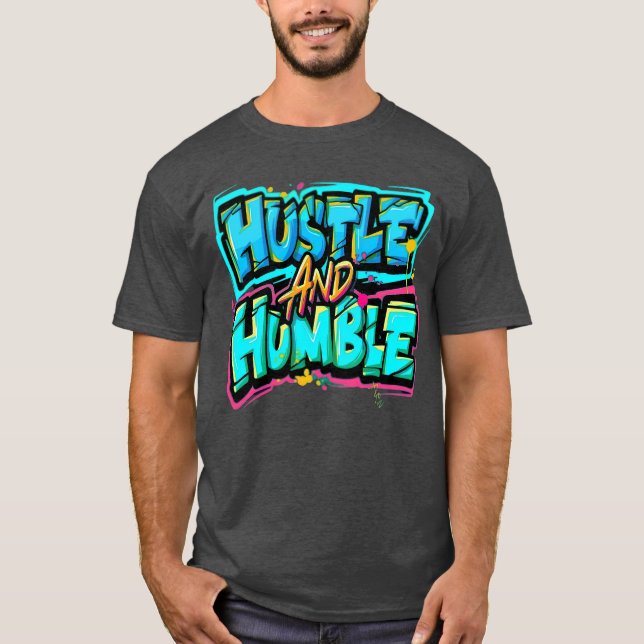 T-shirt Hustle and Humble gift (Devant)
