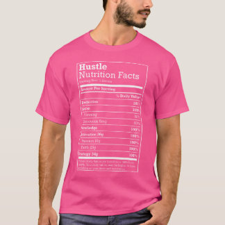 T-shirt Hustle Nutrition Hustle Dur Hip hop Noël Gif