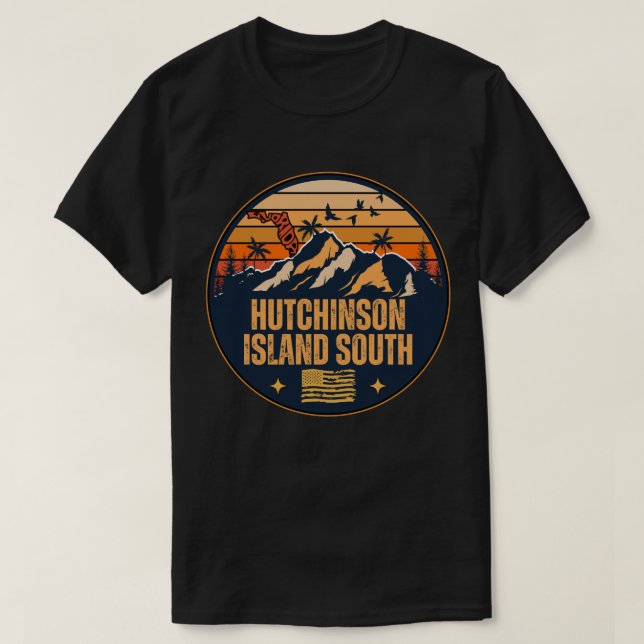 T-shirt Hutchinson Island South, Floride (Design devant)