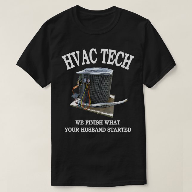 T-shirt HVAC Funny tendance (Design devant)