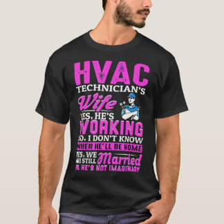 T-shirt HVAC Techs femmes femmes Drôle Technicien HVAC Fem