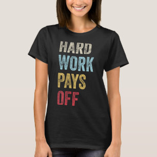 T-shirt Hwpo Gym Workout Motivational Devis Travail dur Pa