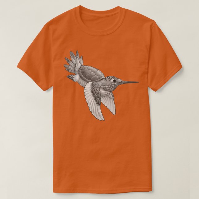 T-shirt Hybride de tortue des colibris (Design devant)