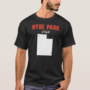 T-shirt Hyde Park Utah USA State America Travel Utahan