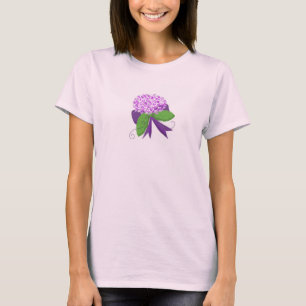 T-shirt Hydrangea Pourpre