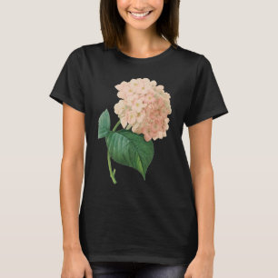 T-shirt Hydrangea Rose Vintage Hortensia par Redoute