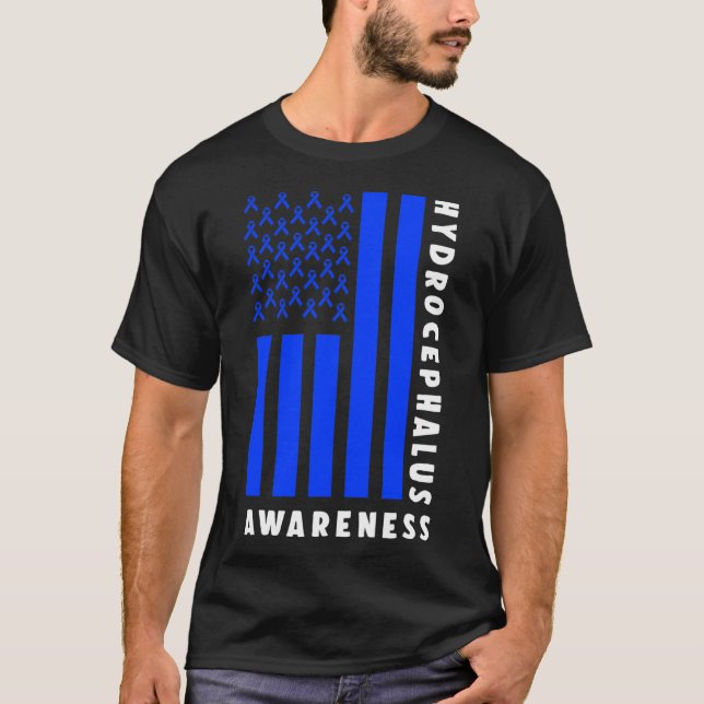 T-shirt Hydrocéphalie Survivant Signes Guerrier de sensibi (Devant)