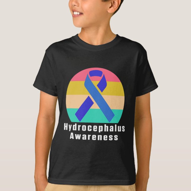 T-shirt Hydrocéphalie Survivante Médicale Sensibilisation  (Devant)