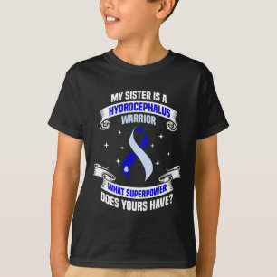 T-shirt Hydrocéphalie Survivor Soeur de sensibilisation à