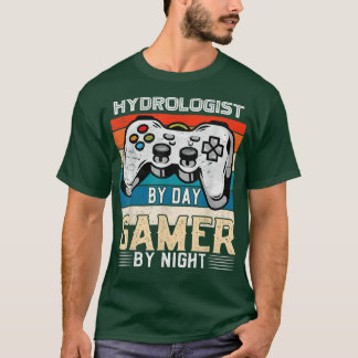 T-shirt Hydrologue par joueur de jour par ventilateur de j