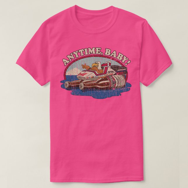 T-shirt Hydroplane En tout tempsBébéBateau d'alimentation  (Design devant)