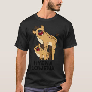 T-shirt Hyena Lowena Funny Animal Hyena Pun 1