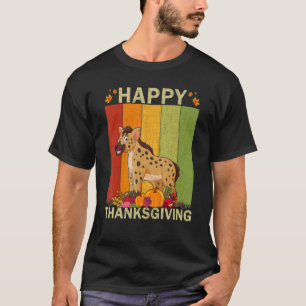 T-shirt Hyena Retro Famille Graphique Correspondance Thank